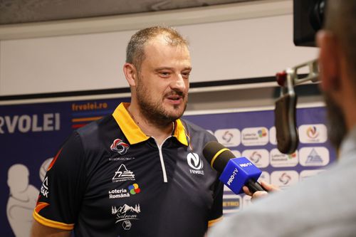 Sergiu Stancu, antrenorul naționalei de volei masculin/Foto: Facebook (Federația Română de Volei)