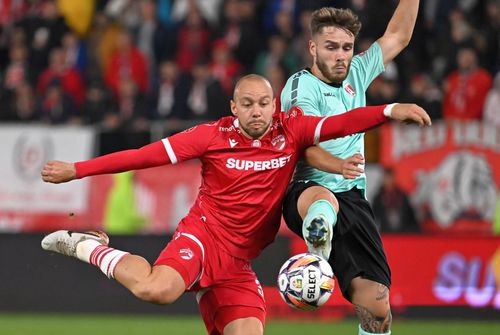 Andrej Fabry (dreapta) a ajuns între timp de la UTA la U Cluj. Foto: Imago Images