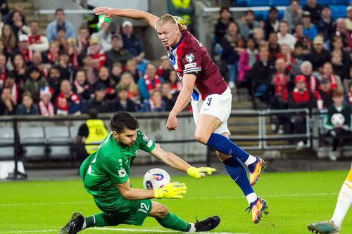 Crisitian Avram a încasat la Oslo cinci goluri de la Haaland și patru de la rezerva Asgaard / Foto: Imago