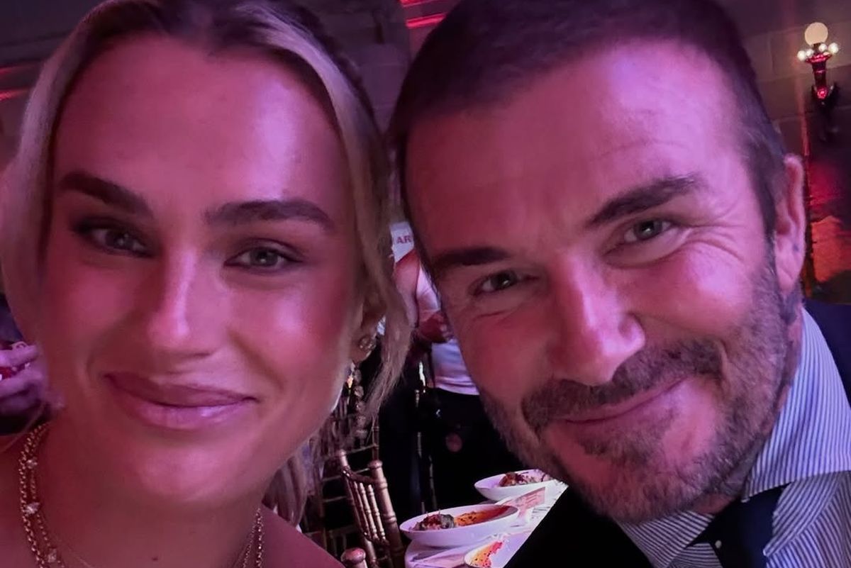 Cadre inedite cu Sabalenka: a luat cina cu David Beckham, iar apoi a promovat un „meet and greet”