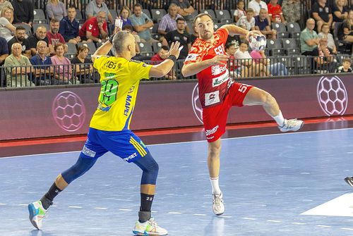 Dinamo o înfruntă pe Sporting în Liga Campionilor EHF // foto: Facebook CS Dinamo București