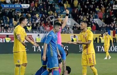 ROMÂNIA U21 - UCRAINA U21 3-0 // Marius Marin a văzut „roșu” după 56 de secunde în meciul de debut la echipa națională
