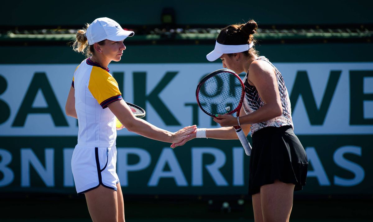 Simona Halep - Gabi Ruse - dublu Indian Wells