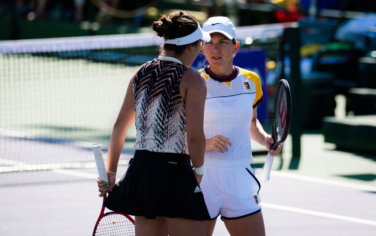 Simona Halep - Gabi Ruse - dublu Indian Wells