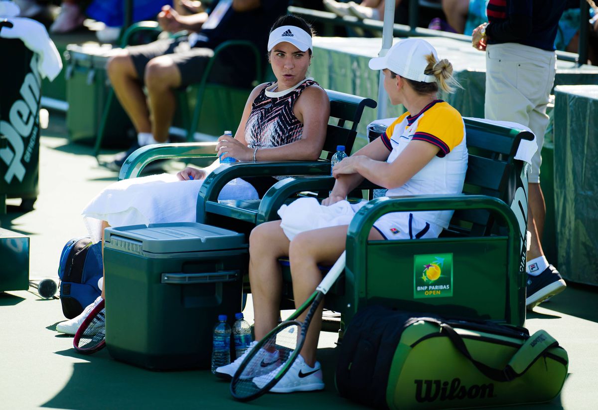 Simona Halep - Gabi Ruse - dublu Indian Wells
