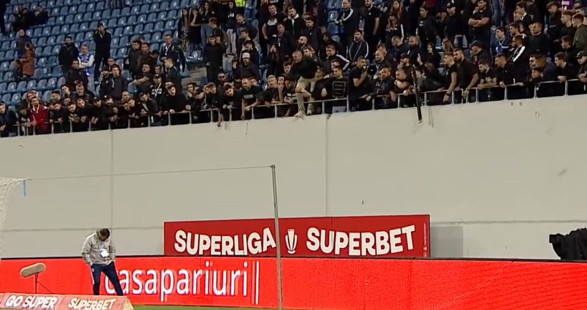 FOTO FCU Craiova - Chindia, Marius Croitoru după meci 10.10.2022