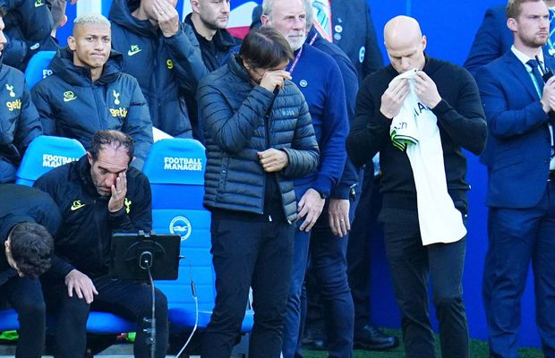 Antonio Conte, cu ochii în lacrimi după moartea fizioterapeutului lui Spurs: „M-a lovit foarte mult în plan emoțional”
