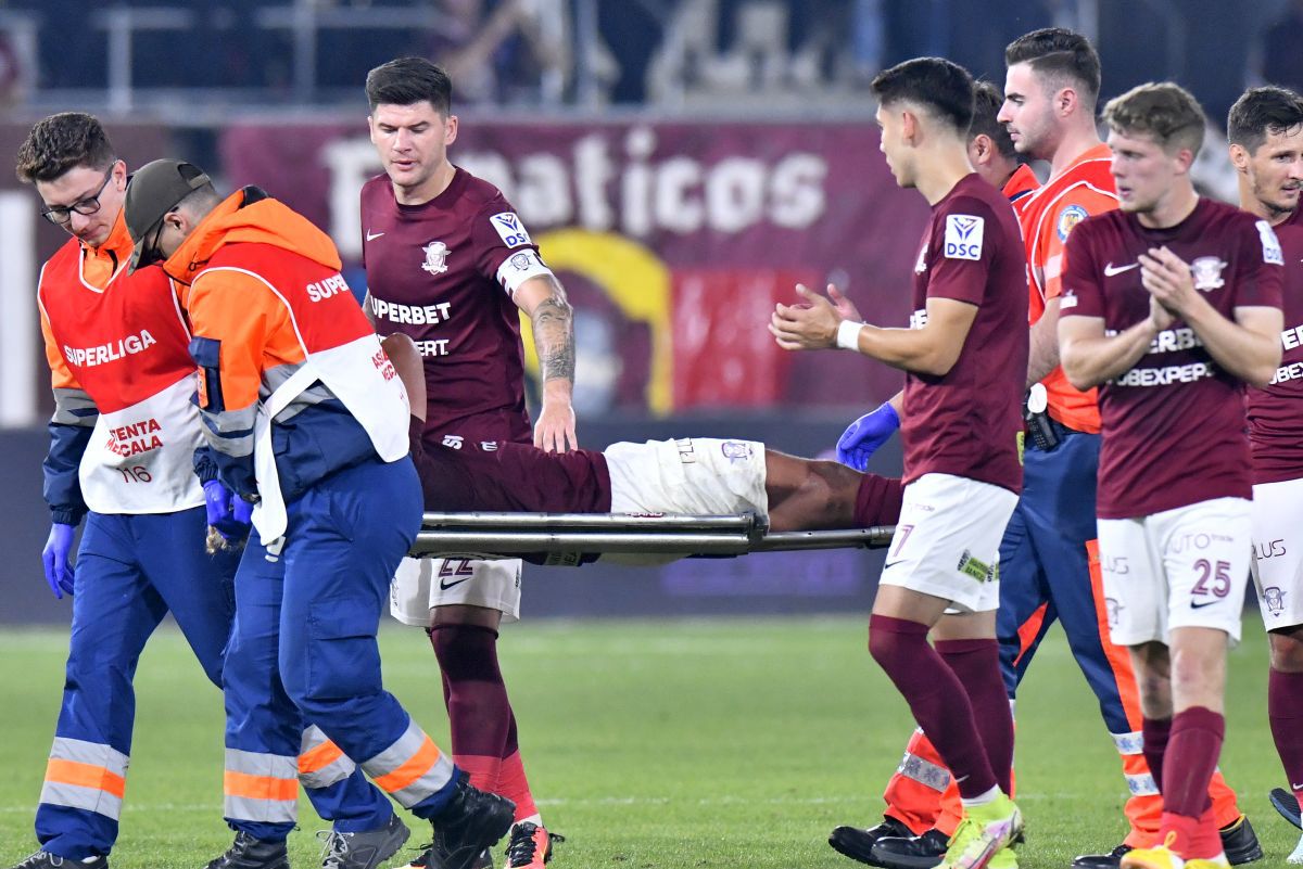 Rapid și Mutu primesc o veste proastă: diagnostic groaznic primit de jucătorul ieșit pe targă la ultimul meci » Nu mai joacă în 2022