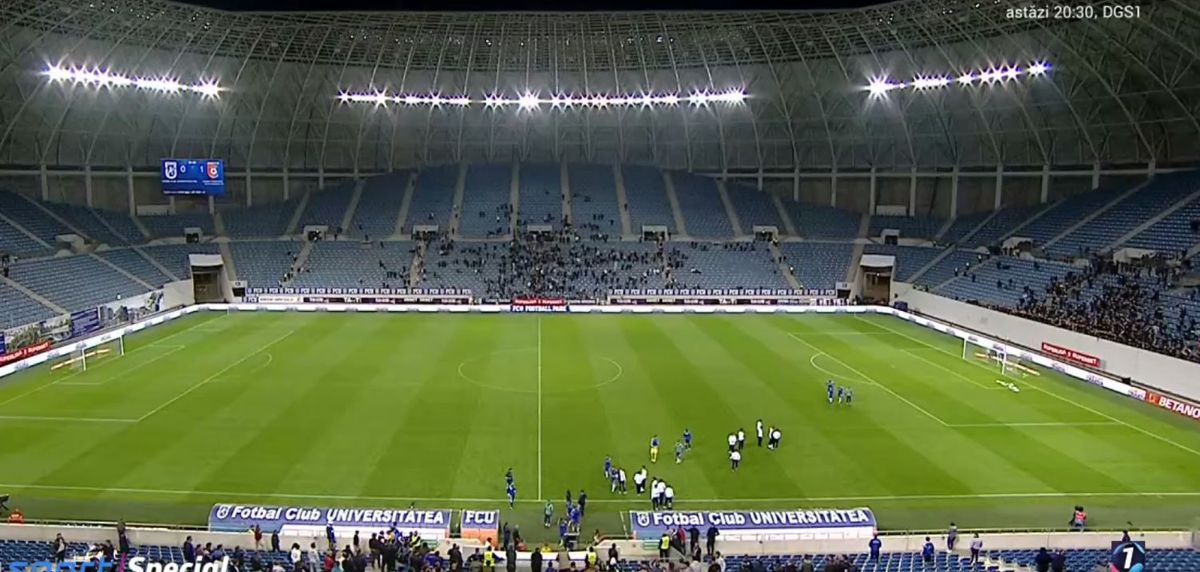 FOTO FCU Craiova - Chindia, Marius Croitoru după meci 10.10.2022