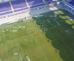 Gazon execrabil pe stadionul lui Ujpest, care va găzdui meciul Belarus - România  // foto: GSP