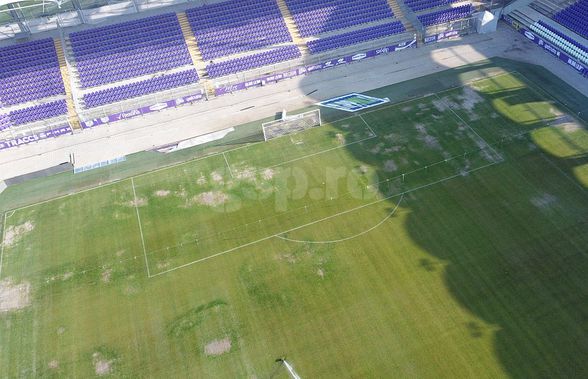 Gazon „dalmațian” » Gazeta a surprins imagini șocante pe stadionul lui Ujpest, unde România va juca cu Belarus