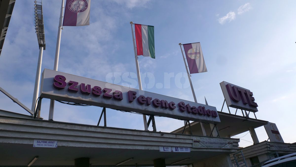 Gazon execrabil pe stadionul lui Ujpest, care va găzdui meciul Belarus - România