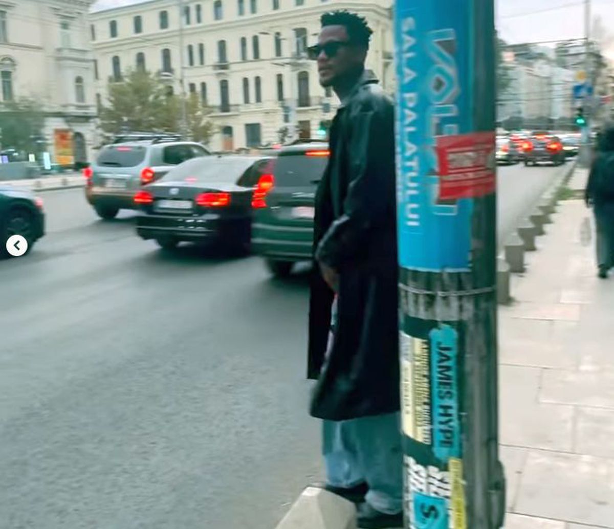 Siyabonga Ngezana pe străzile din București