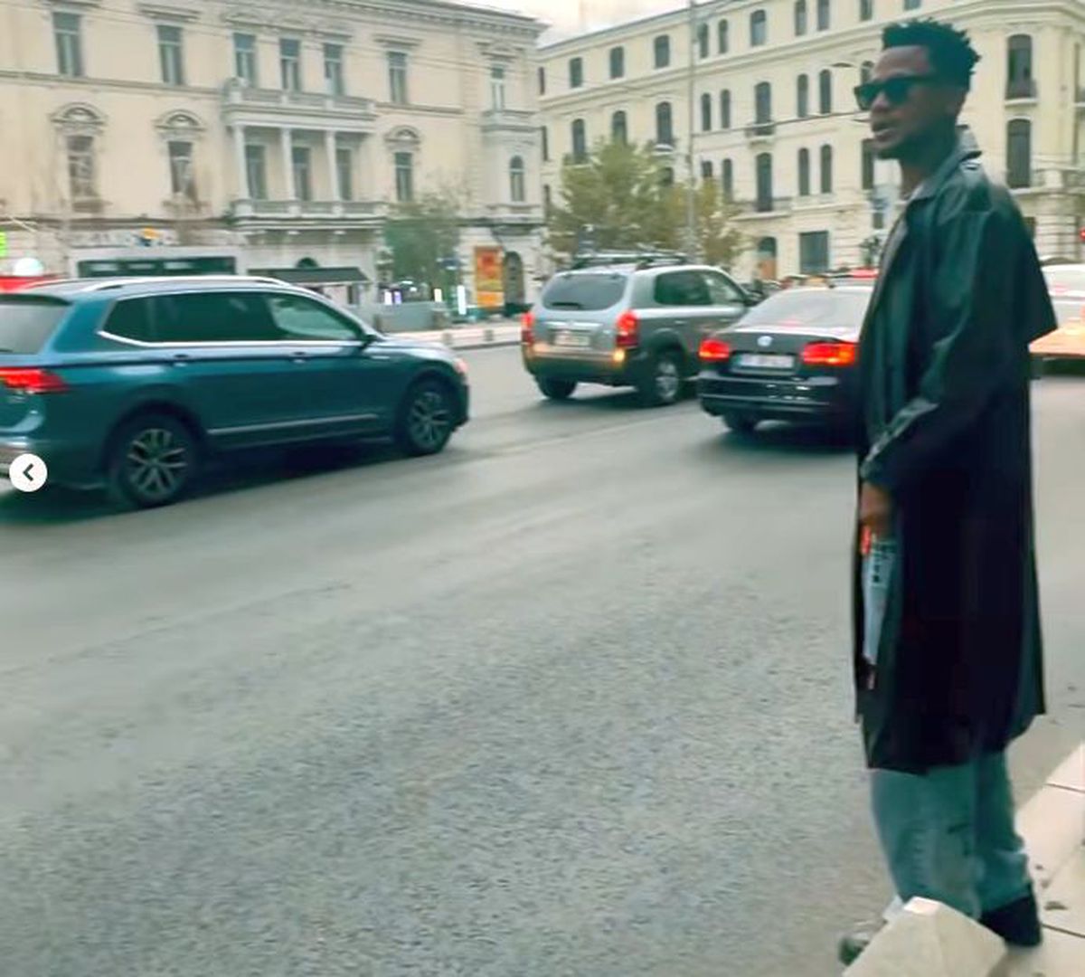 Siyabonga Ngezana pe străzile din București