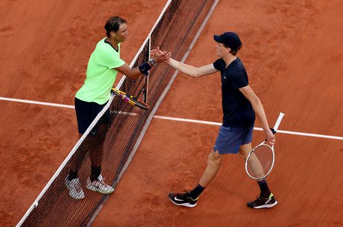 Rafael Nadal și Jannik Sinner Foto: Guliver / Getty Images