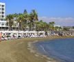 Plaja din fața hotelului Lordos din Larnaca, „casa” tricolorilor în Cipru FOTO: Ionuț Iordache (GSP)