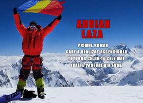 La 61 de ani, Adrian Laza a devenit primul român care a cucerit toate cele 14 vârfuri de peste 8.000 de metri