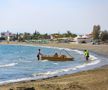 Plaja din fața hotelului Lordos din Larnaca, „casa” tricolorilor în Cipru FOTO: Ionuț Iordache (GSP)