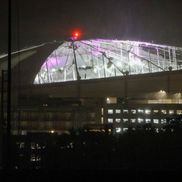 Acoperișul stadionului formației Tampa Bay Rays, distrus de Uraganul Milton, foto: Imago Images