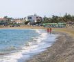 Plaja din fața hotelului Lordos din Larnaca, „casa” tricolorilor în Cipru FOTO: Ionuț Iordache (GSP)