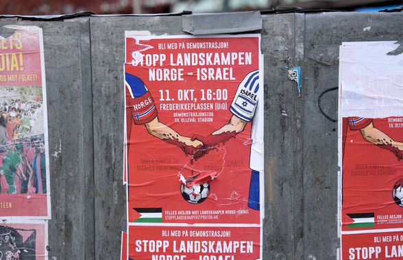 Scandal diplomatic înainte de Norvegia - Israel, din preliminariile CM 2026: „Fotbalul nu e mai important decât pacea”