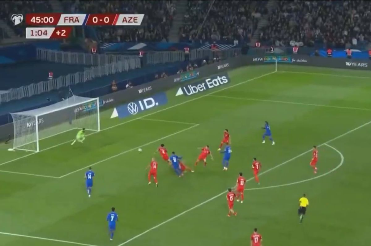 Kylian Mbappe gol vs Azerbaijan