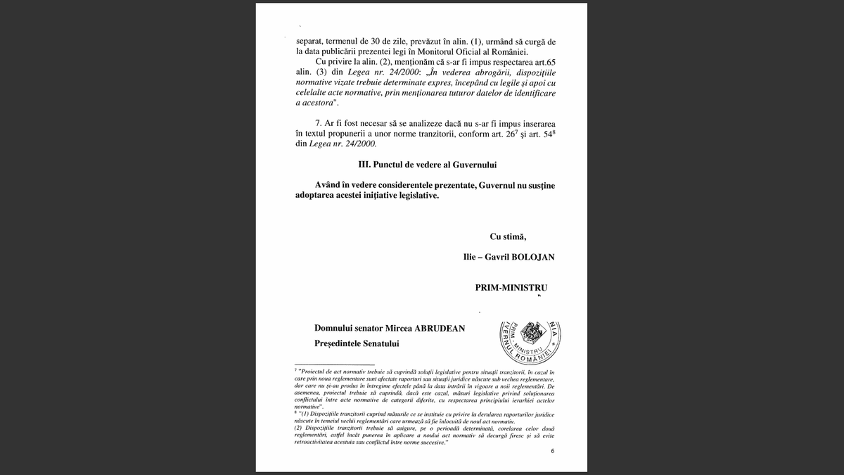 Guvernul României, aviz negativ pentru Gigi Becali