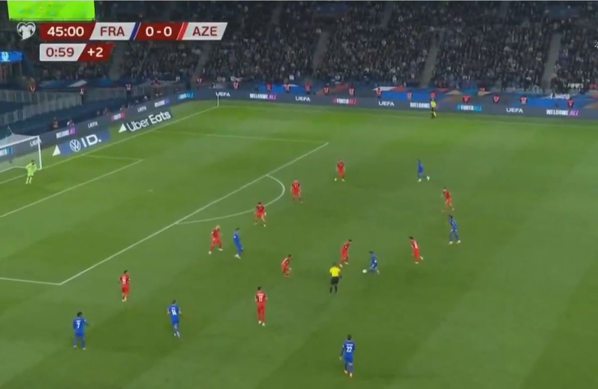 Kylian Mbappe gol vs Azerbaijan