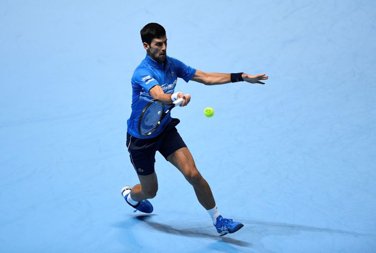 TURNEUL CAMPIONILOR // GALERIE FOTO Novak Djokovic, nemilos! Debut în forță contra italianului Matteo Berrettini