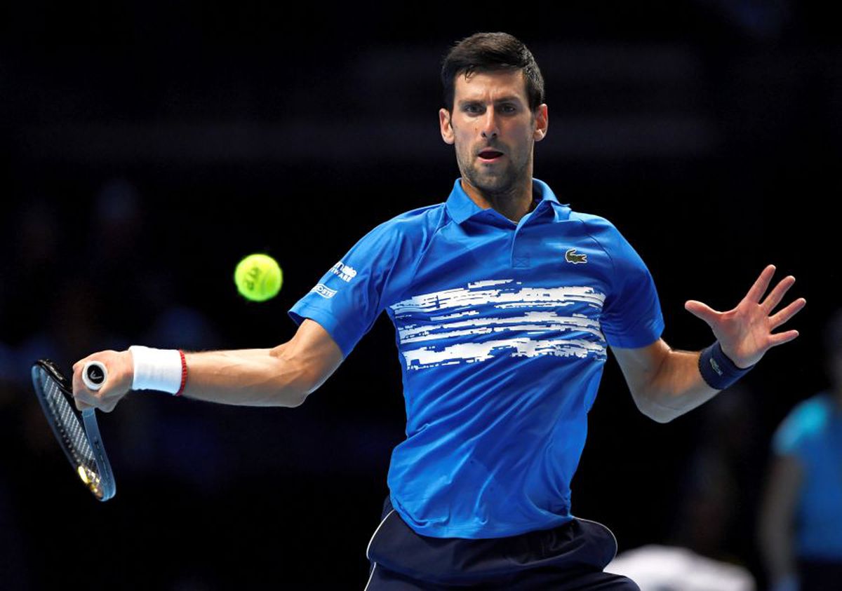 TURNEUL CAMPIONILOR // GALERIE FOTO Novak Djokovic, nemilos! Debut în forță contra italianului Matteo Berrettini