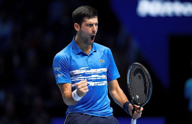 TURNEUL CAMPIONILOR // GALERIE FOTO Novak Djokovic, nemilos! Debut în forță contra italianului Matteo Berrettini