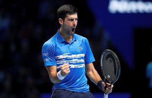 TURNEUL CAMPIONILOR // GALERIE FOTO Novak Djokovic, nemilos! Debut în forță contra italianului Matteo Berrettini