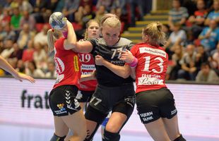 CSM București-Esbjerg 21-25 // Adi Vasile și Crina Pintea explică eșecul CSM-ului cu Esbjerg: „Am început greu prima repriză, am făcut prea multe greșeli”