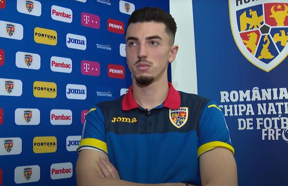 ROMÂNIA U21. VIDEO Andrei Vlad, despre meciul decisiv cu Danemarca U21: „Presiunea este pe noi. Ei sunt deja calificați”