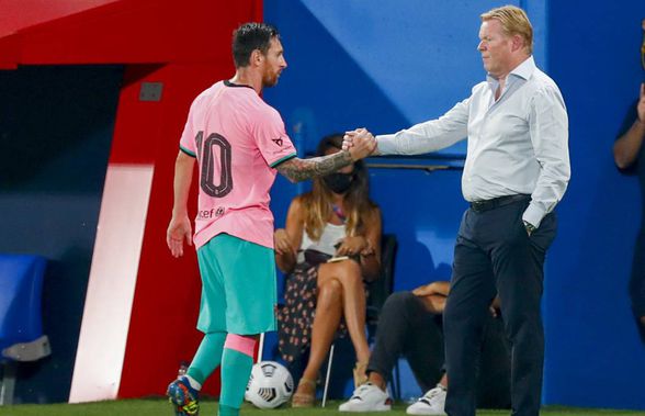 Ronald Koeman a dezvăluit prima discuție cu Messi din postura de antrenor al Barcelonei: „Am fost sincer!”