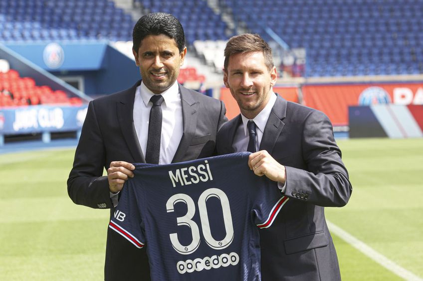 Lionel Messi și Nasser Al-Khelaifi // foto: Guliver/gettyimages
