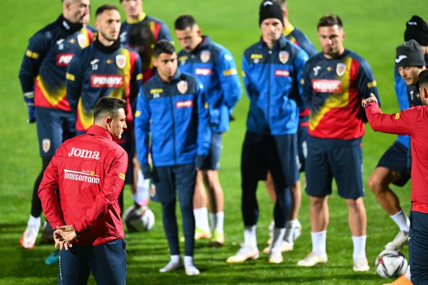 Naționala României a efectuat azi antrenamentul oficial înaintea partidei cu Islanda din preliminariile Campionatului Mondial.