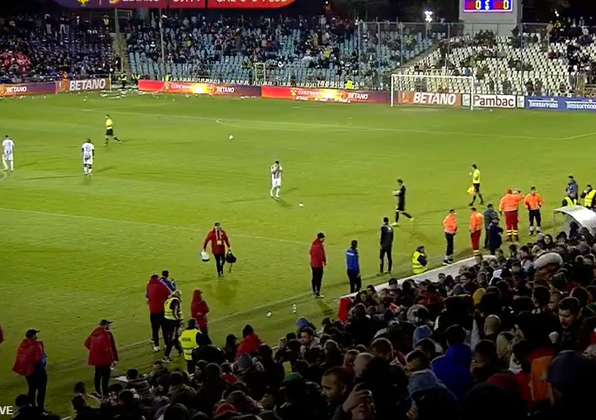 Explicație incredibilă pentru haosul din finalul meciului Oțelul - FCSB: „Ce vreți? Se mai întâmplă!”