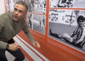 Luis Enrique, gest spectaculos în muzeul fostei sale echipe » Ce a făcut când a văzut o greșeală în dreptul său