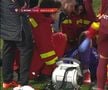 Clipe de panică la Dumbrăvița - CFR Cluj » Portarul Robert Mikloș, transportat cu ambulanța la spital după un contact violent + adversarul trebuia eliminat