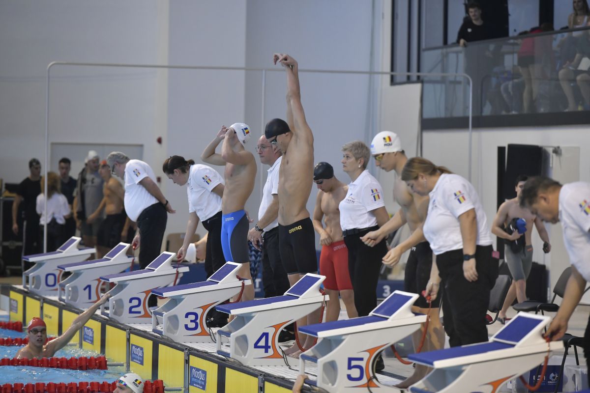 David Popovici a câștigat finala la 100 de metri liber la Campionate Naționale de Înot în bazin scurt