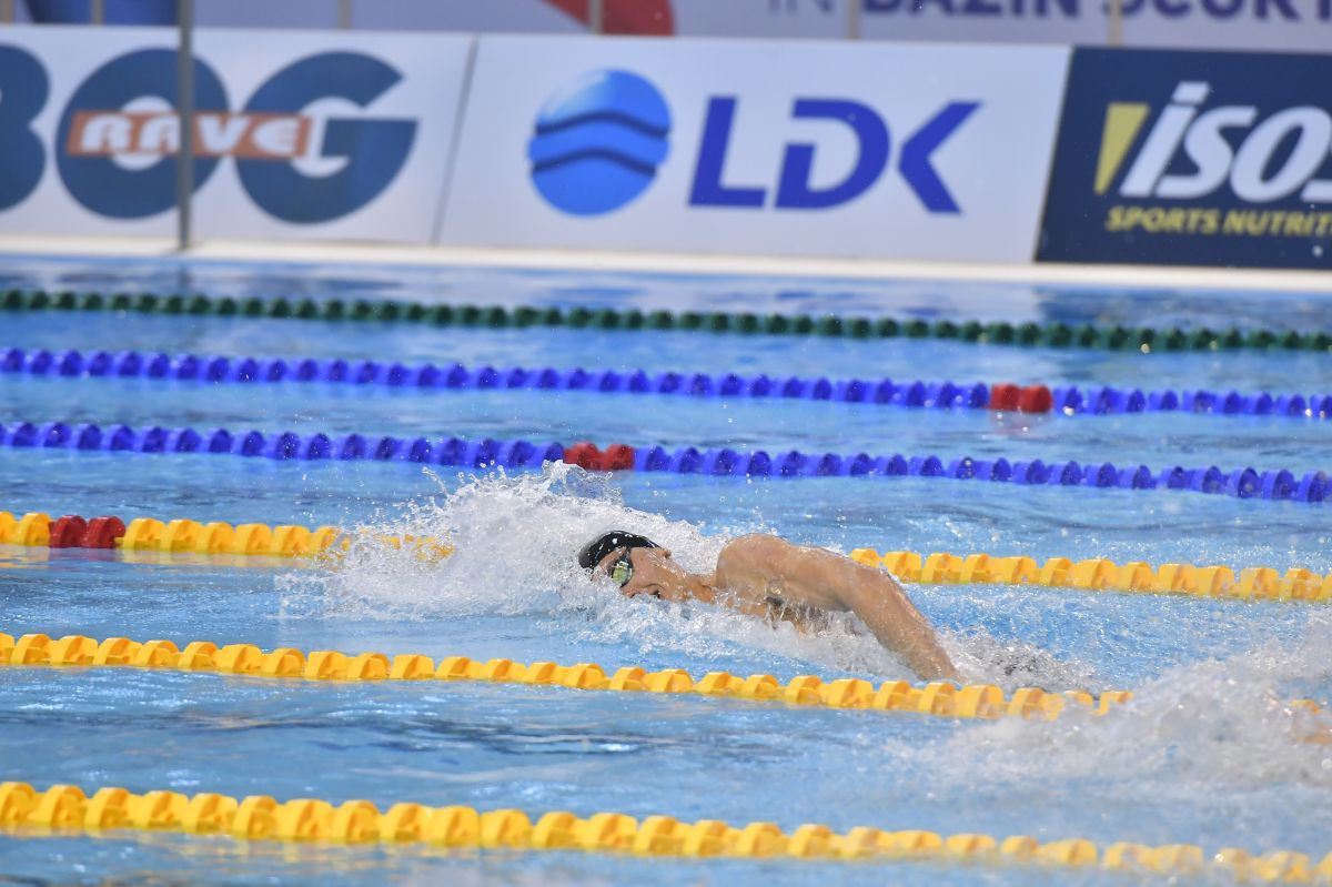 David Popovici a câștigat finala la 100 de metri liber la Campionate Naționale de Înot în bazin scurt