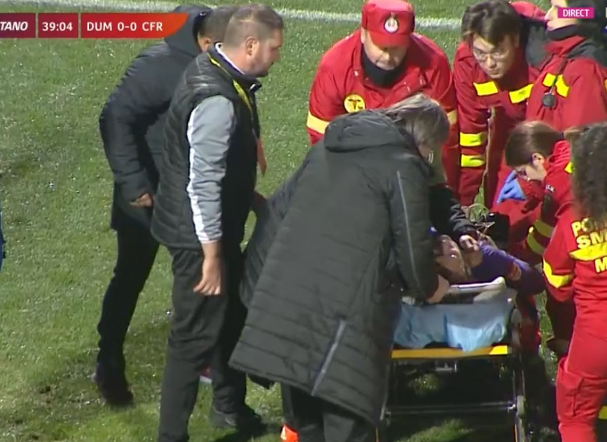 Accidentare Dumbrăvița - CFR Cluj