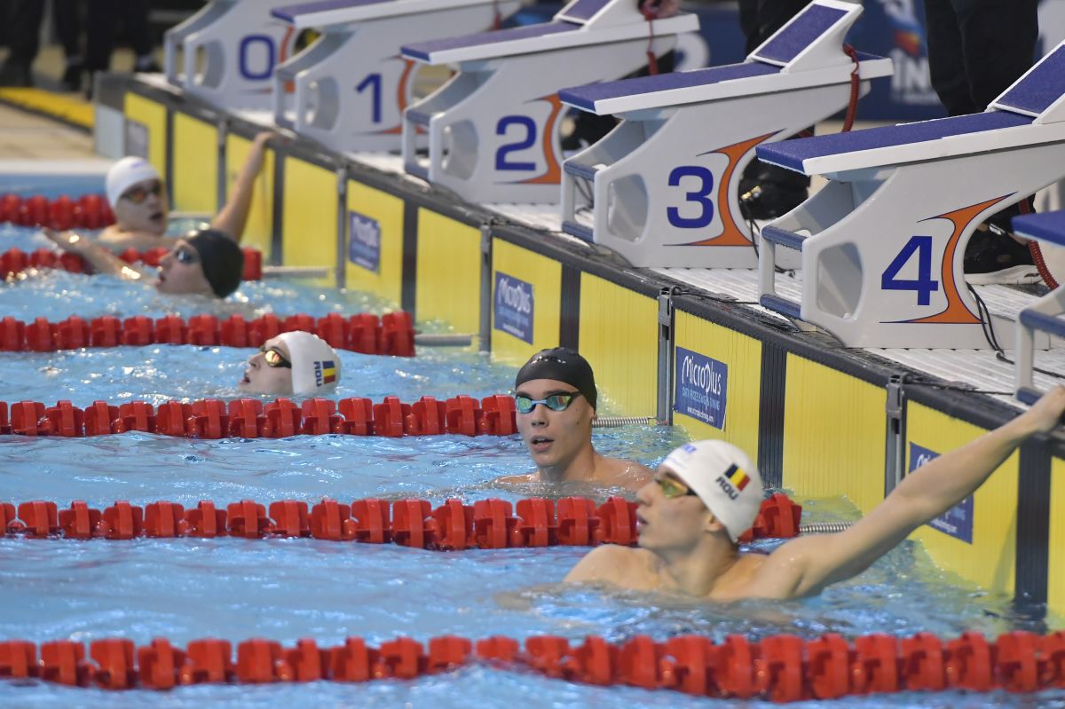David Popovici a câștigat finala la 100 de metri liber la Campionate Naționale de Înot în bazin scurt