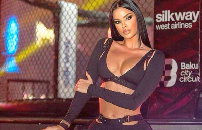 Ivana Knoll a schimbat iarăși sportul! Modelul croat a prezentat la Baku o gală de arte marțiale