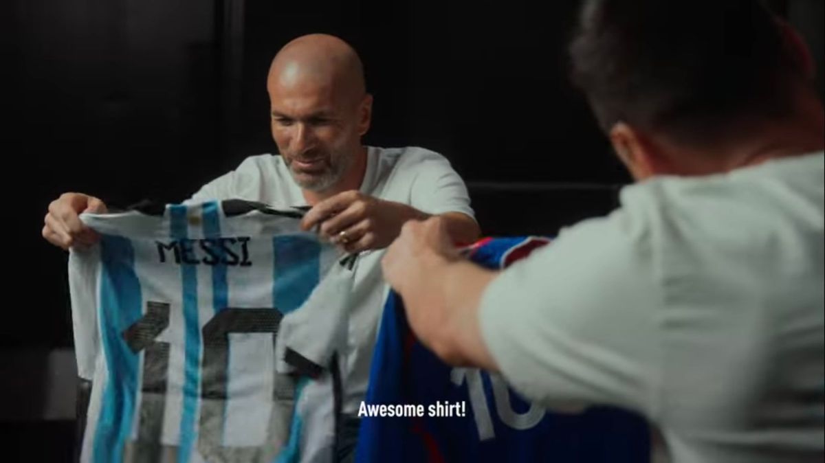 Lionel Messi și Zinedine Zidane