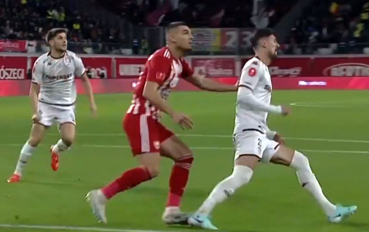 Două faze controversate în Sepsi - Rapid » Giuleștenii au cerut penalty de două ori în 5 minute