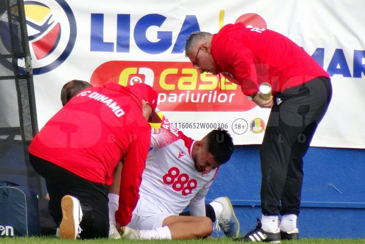 Antonio Bordușanu suferă și el din cauza accidentărilor