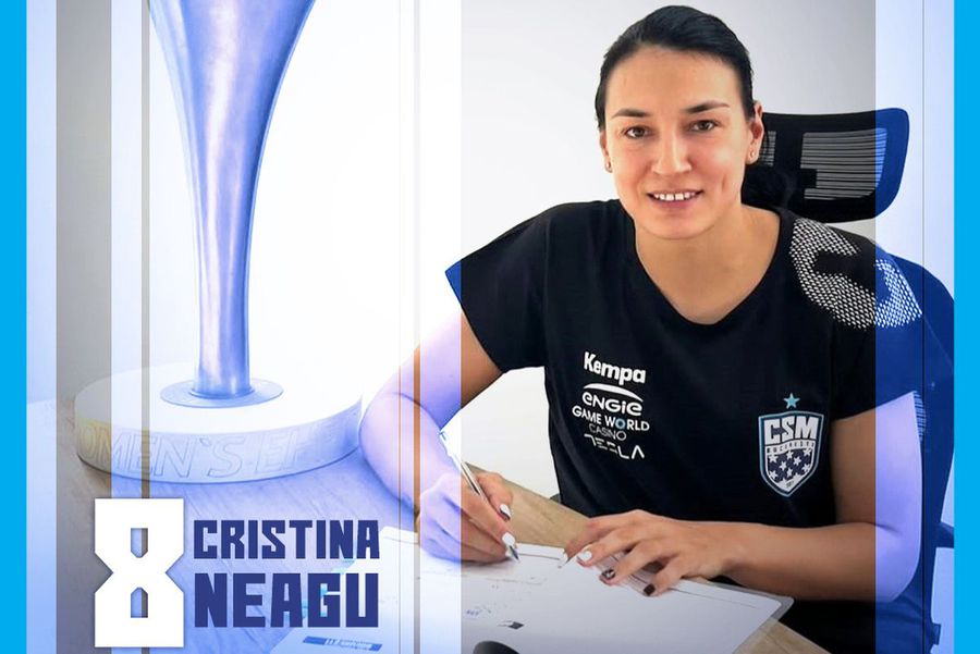 Cristina Neagu a semnat prelungirea contractului cu CSM București Cristina Neagu continuă la CSM București până în 2025