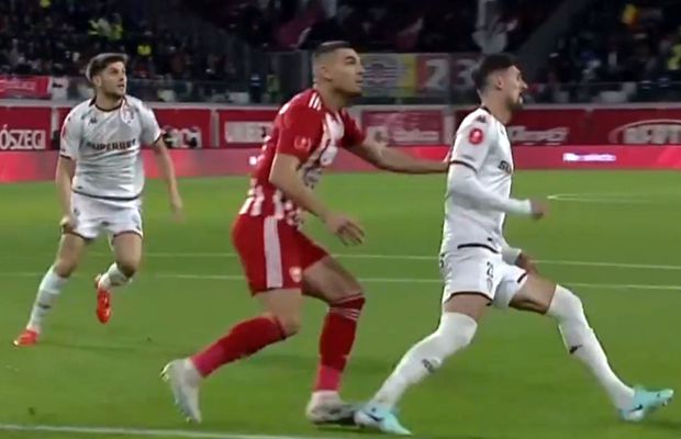 Două faze controversate în Sepsi - Rapid » Giuleștenii au cerut penalty de două ori în 5 minute